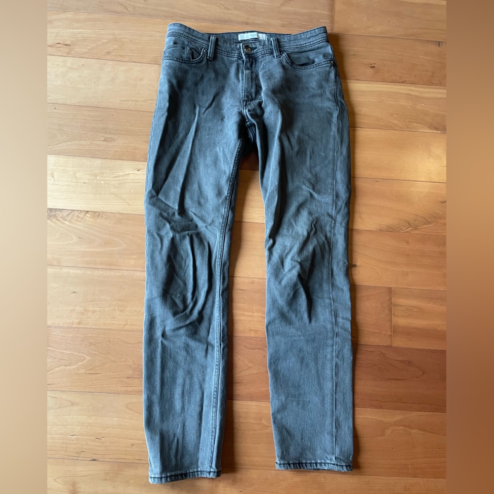 Mango Man Slim Grey Jean Size 30